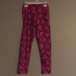 Lularoe Girls Heart Leggings